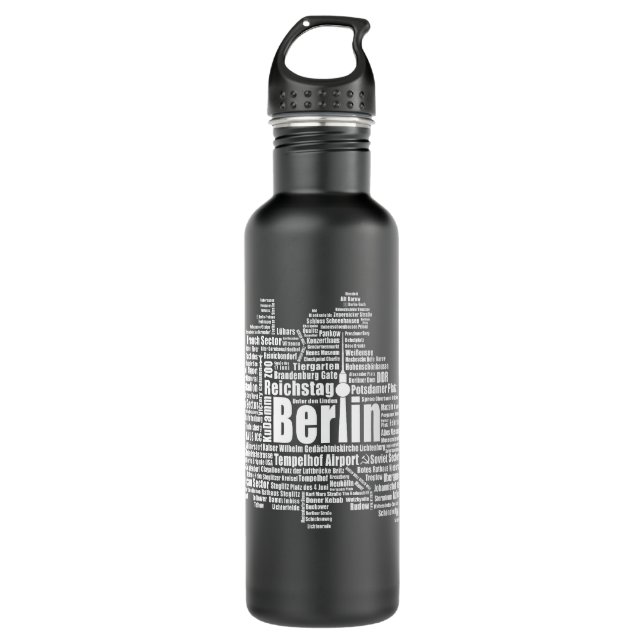 Berlin-Wolke Trinkflasche (Vorderseite)