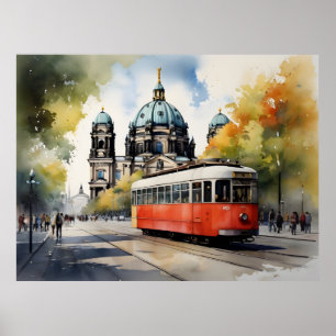 Berliner Aquarellkunst Poster