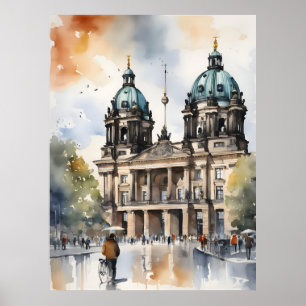 Berliner Aquarellkunst Poster