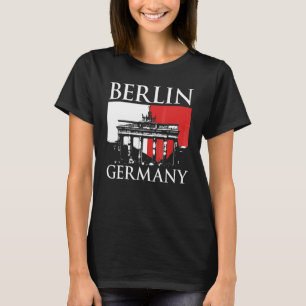 Berliner Brandenburger Tor Touristen Reise Souveni T-Shirt