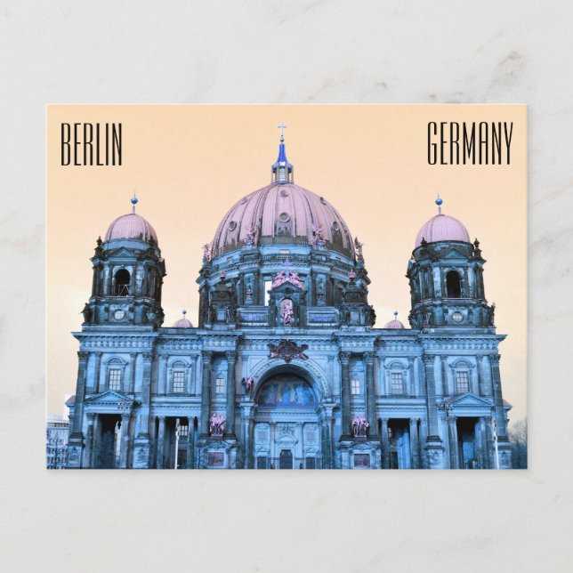 Berliner Dom (Berlin, Deutschland) Postkarte (Vorderseite)