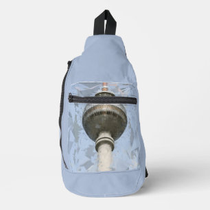 Berliner Fernsehturm Abstrakte Deutschland Reise K Crossbody Bag