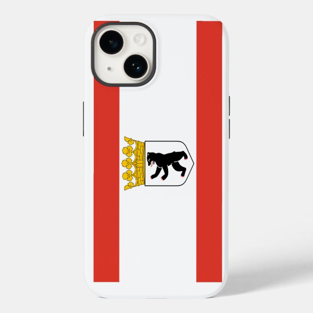 Berliner Flagge Case-Mate iPhone 14 Hülle (Rückseite)