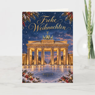 Berliner Frohe Weihnachten Weihnachtskarte