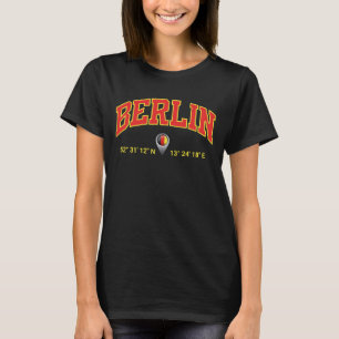 Berliner Kartenzeiger GPS-Koordinaten Deutschland T-Shirt