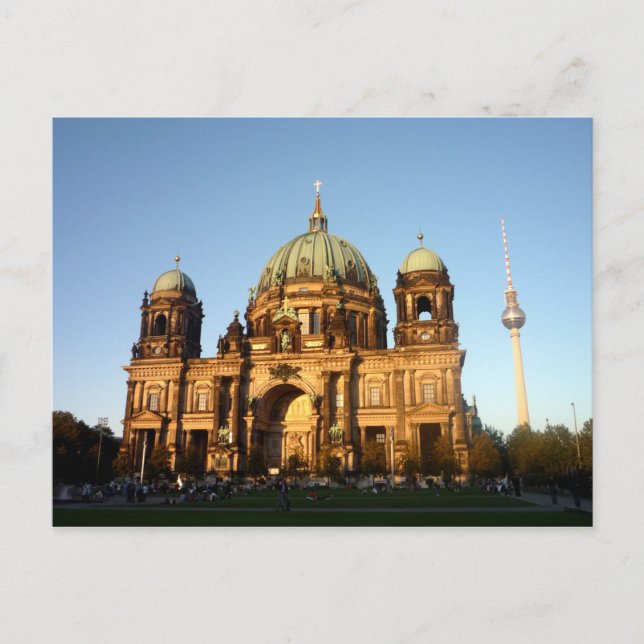 Berliner Kathedrale Postkarte (Vorderseite)