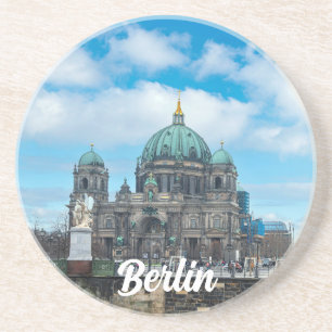 Berliner Kathedrale und Fernsehturm in Berlin Getränkeuntersetzer