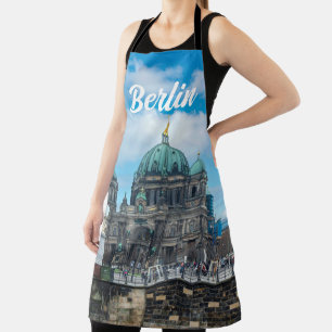 Berliner Kathedrale und Fernsehturm in Berlin Schürze