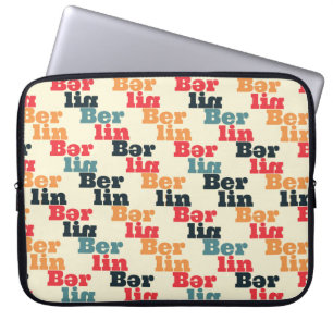 Berliner Kreativmuster Laptopschutzhülle