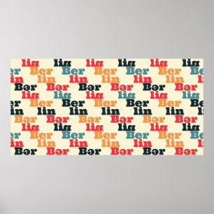 Berliner Kreativmuster Poster