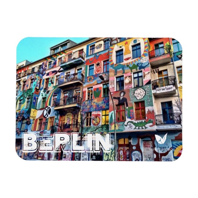 Berliner Kühlschrankmagnet, das perfekte Souvenir! Magnet (Horizontal)