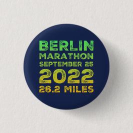 Berliner Marathon 2022 Button