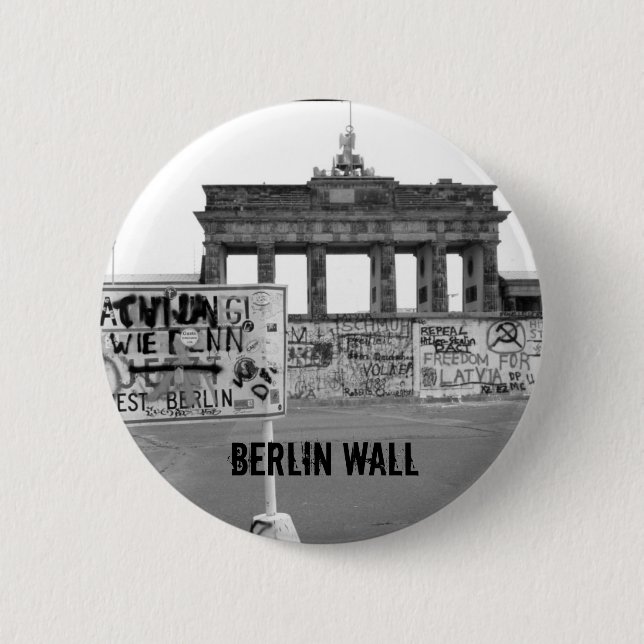 Berliner Mauer Button (Vorderseite)
