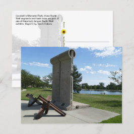 Berliner Mauer, Gedächtnispark, Rapid City, SD - Postkarte