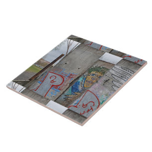 Berliner Mauer Graffitikunst Fliese