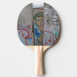 Berliner Mauer Graffitikunst Tischtennis Schläger