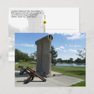 Berliner Mauer, Memorial Park, Rapid City, SD - Postkarte