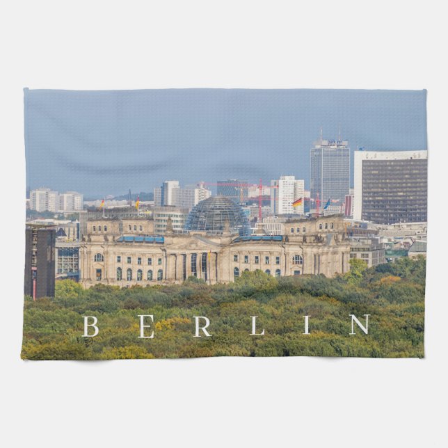 Berliner Reichstag Geschirrtuch (Horizontal)