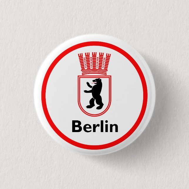 Berliner Stadtwappen (DDR) Button (Vorderseite)