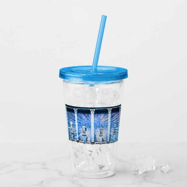 Berliner Statuen Acryltrinkbecher (Rückseite Ice)