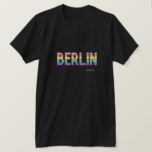 Berliner T - Shirt   Schwul / Gay Rainbow Flag