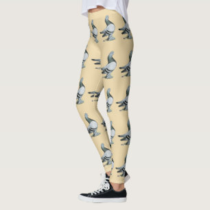 Berliner Tumbler Pigeon Blue Bar Leggings