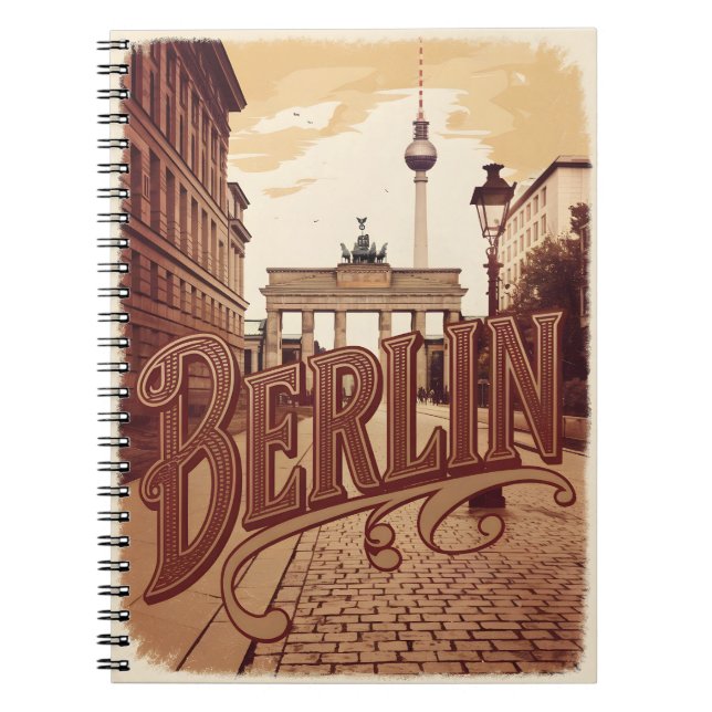 Berliner Vintage Notizblock (Vorderseite)