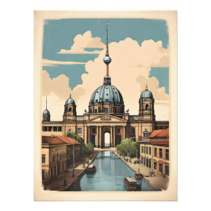 Berliner Vintage-Poster Fotodruck
