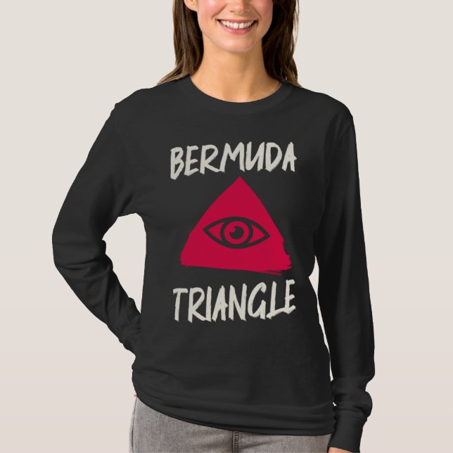 Bermud Triangle Research Ocean Bermuda Triangle T-Shirt (Vorderseite)