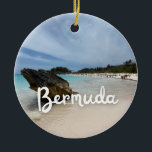 Bermuda Beach Keramik Ornament<br><div class="desc">Bermuda Beach Keramik Ornament</div>