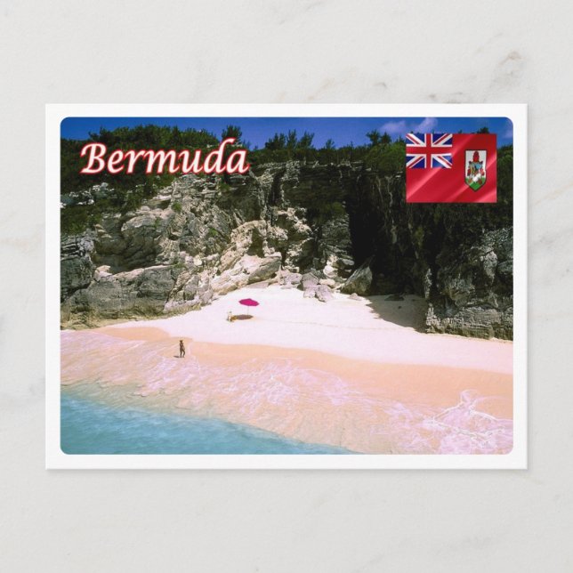 Bermuda - Beach - Postkarte (Vorderseite)