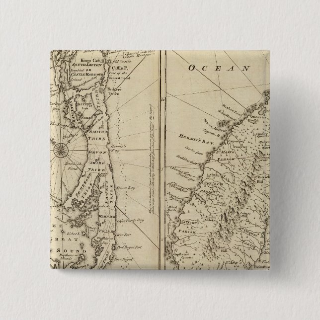 Bermuda Button (Vorderseite)