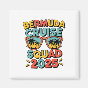 Bermuda Cruise 2025 Reiseroute Matching Family Magnet