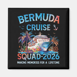Bermuda Cruise Squad 2026 Familienurlaub Magnet