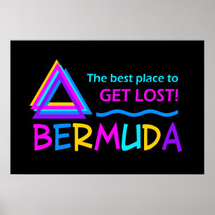 BERMUDA-DREIECK-Plakat Poster