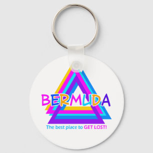 BERMUDA-DREIECK-Schlüsselanhänger Schlüsselanhänger