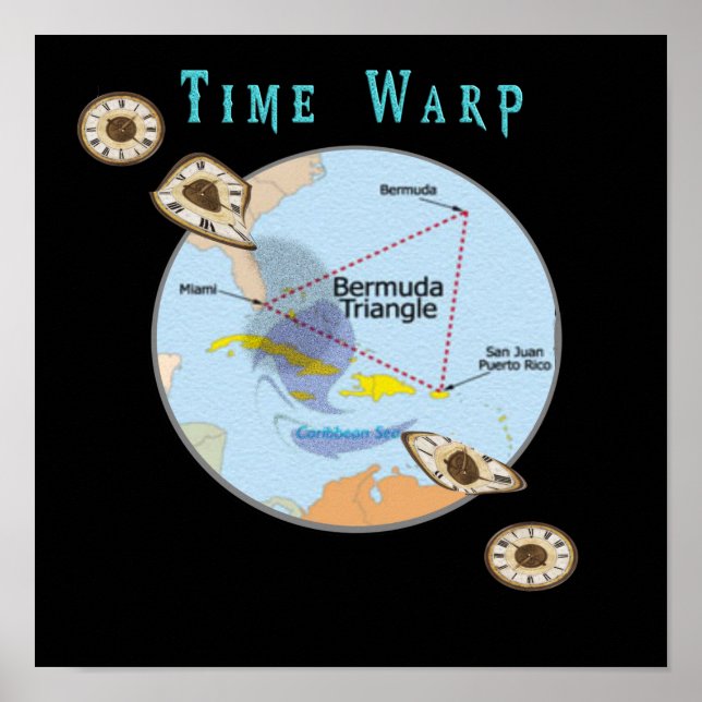 Bermuda-Dreiecksprodukte Poster (Vorne)