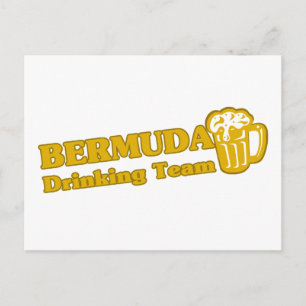 Bermuda Drinking Team Postkarte
