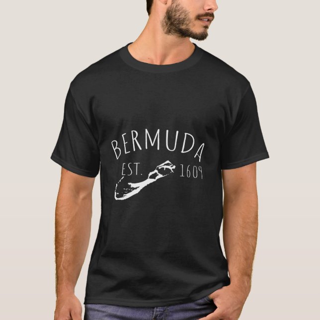 Bermuda Est 1609 - Geschenk oder Souvenir T-Shirt (Vorderseite)