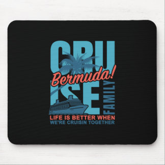 Bermuda-Familienkreuzfahrt süße passende Ozean-Rei Mousepad