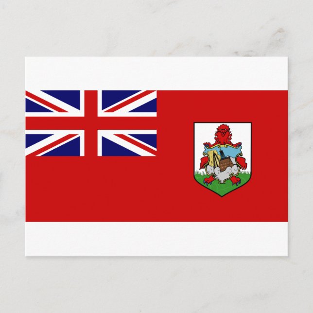 Bermuda Flag BM Postkarte (Vorderseite)