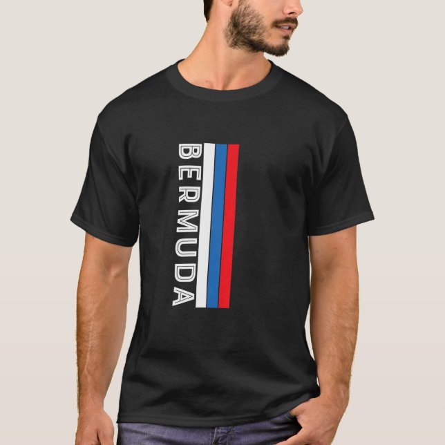 Bermuda Flag Colors T-Shirt (Vorderseite)