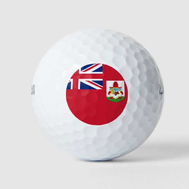 Bermuda Flag Golf Balls Golfball (Vorderseite)