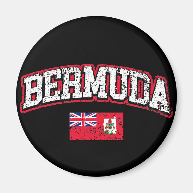 Bermuda Flag Magnet (Vorne)