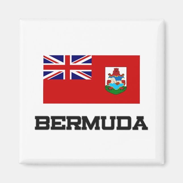 Bermuda Flag Magnet (Vorne)