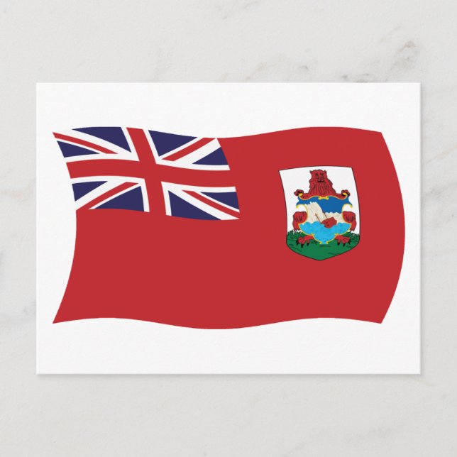 Bermuda Flag Postkarte (Vorderseite)