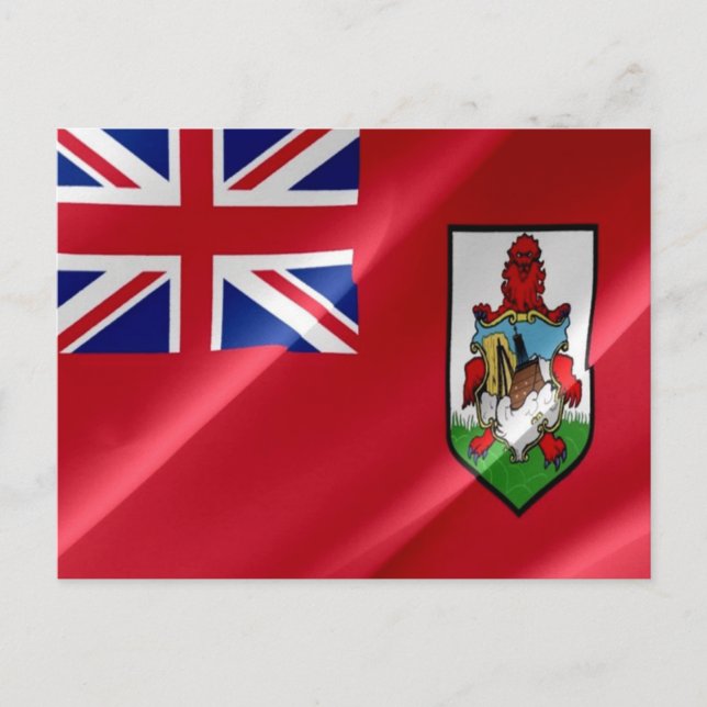 Bermuda - Flag Wave - Postkarte (Vorderseite)