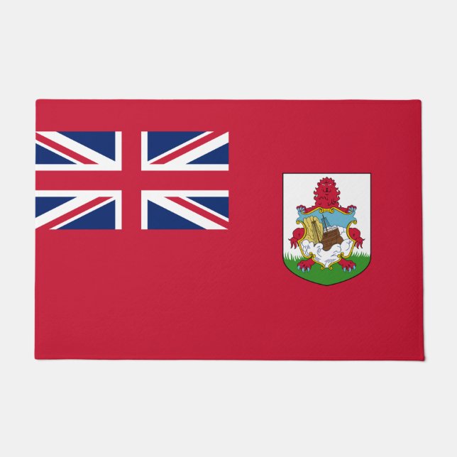 Bermuda-Flagge (Bermudian) (Karibische Inseln) Fußmatte (Vorderseite)