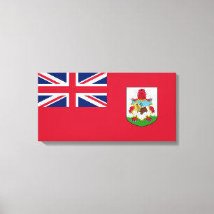 Bermuda-Flagge (Bermudian) (Karibische Inseln) Leinwanddruck