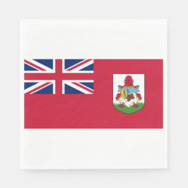 Bermuda-Flagge (Bermudian) (Karibische Inseln) Serviette